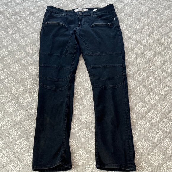 Guess Slim Tapered Biker Style Jeans - Picture 1 of 5